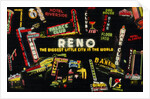 Montage of Neon Signs in Reno by Corbis