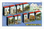 Greeting Card from Fond du Lac, Wisconsin by Anonymous