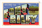 Greeting Card from Fort Riley, Kansas by Anonymous