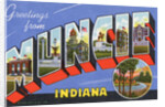 Greeting Card from Muncie, Indiana by Anonymous