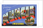Greeting Card from Muncie, Indiana by Anonymous