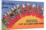 Greeting Card from Minneapolis, Minnesota by Anonymous