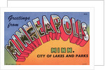 Greeting Card from Minneapolis, Minnesota by Anonymous