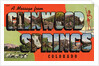 Greeting Card from Glenwood Springs, Colorado by Anonymous