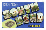 Greeting Card from South Bend, Indiana by Anonymous