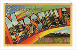 Greeting Card from Missoula, Montana by Anonymous