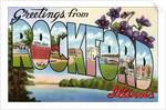 Greeting Card from Rockford, Illinois by Anonymous