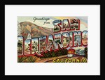 Greeting Card from San Bernardino, California by Anonymous
