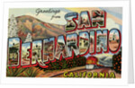 Greeting Card from San Bernardino, California by Anonymous