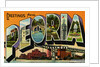 Greetings from Peoria, Illinois Postcard by Anonymous