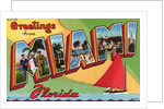 Greeting Card from Miami, Florida by Anonymous