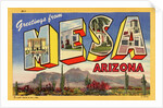 Greeting Card from Mesa, Arizona by Anonymous