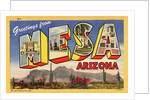 Greeting Card from Mesa, Arizona by Anonymous