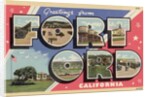 Greeting Card from Fort Ord, California by Anonymous