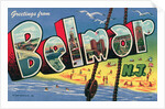 Greeting Card from Belmar, New Jersey by Anonymous