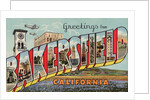 Greeting Card from Bakersfield, California by Anonymous