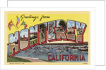 Greeting Card from Monterey, California by Anonymous