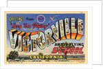 Greeting Card from Victorville Army Flying School by Anonymous