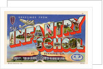 Greeting Card from Ft. Benning Infantry School by Anonymous