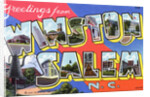 Greeting Card from Winston-Salem, North Carolina by Anonymous