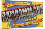 Greeting Card from Cincinnati, Ohio by Anonymous