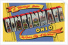 Greeting Card from Cincinnati, Ohio by Anonymous