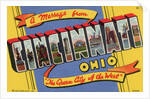 Greeting Card from Cincinnati, Ohio by Anonymous