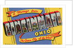 Greeting Card from Cincinnati, Ohio by Anonymous