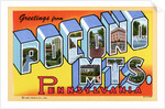 Greeting Card from the Pocono Mountains by Anonymous
