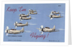 Dive Bombing Planes by Anonymous