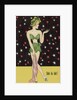 Drawing of Woman in Green Outfit by Anonymous