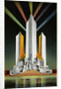 Three Fluted Towers at Chicago World's Fair Postcard by Anonymous
