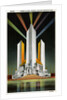 Three Fluted Towers at Chicago World's Fair Postcard by Anonymous
