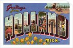 Greeting Card from Holland, Michigan by Anonymous