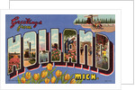 Greeting Card from Holland, Michigan by Anonymous