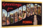 Greeting Card from Pittsburgh, Pennsylvania by Anonymous