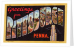 Greeting Card from Pittsburgh, Pennsylvania by Anonymous