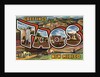 Greetings from Taos, New Mexico Postcard by Anonymous