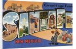 Greeting Card from Santa Fe, New Mexico by Anonymous