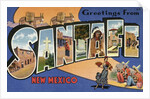 Greeting Card from Santa Fe, New Mexico by Anonymous