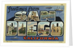 Greeting Card from San Diego, California by Anonymous