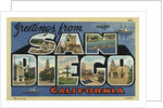 Greeting Card from San Diego, California by Anonymous