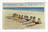 Women Sunbathing on a Beach by Anonymous