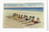 Women Sunbathing on a Beach by Anonymous