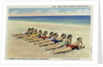 Women Sunbathing on a Beach by Anonymous
