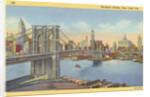 Brooklyn Bridge by Anonymous