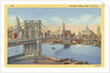 Brooklyn Bridge by Anonymous