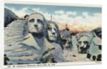 Mt. Rushmore Memorial Under Construction by Anonymous