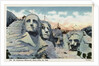 Mt. Rushmore Memorial Under Construction by Anonymous