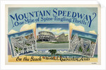 Advertisement for Mountain Speedway by Anonymous
